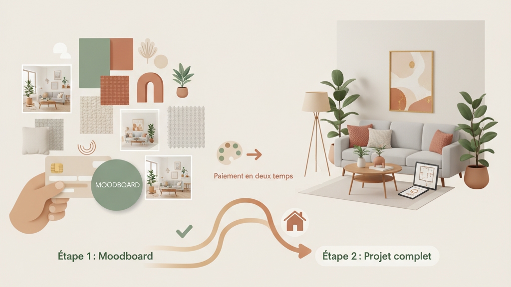 Paiement en deux étapes