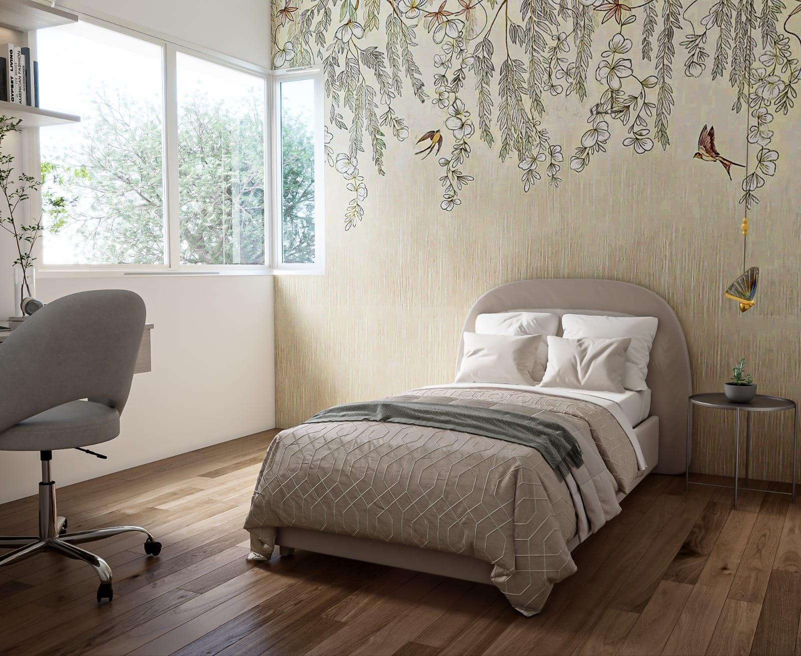 Chambre adolescent moderne et fonctionnelle