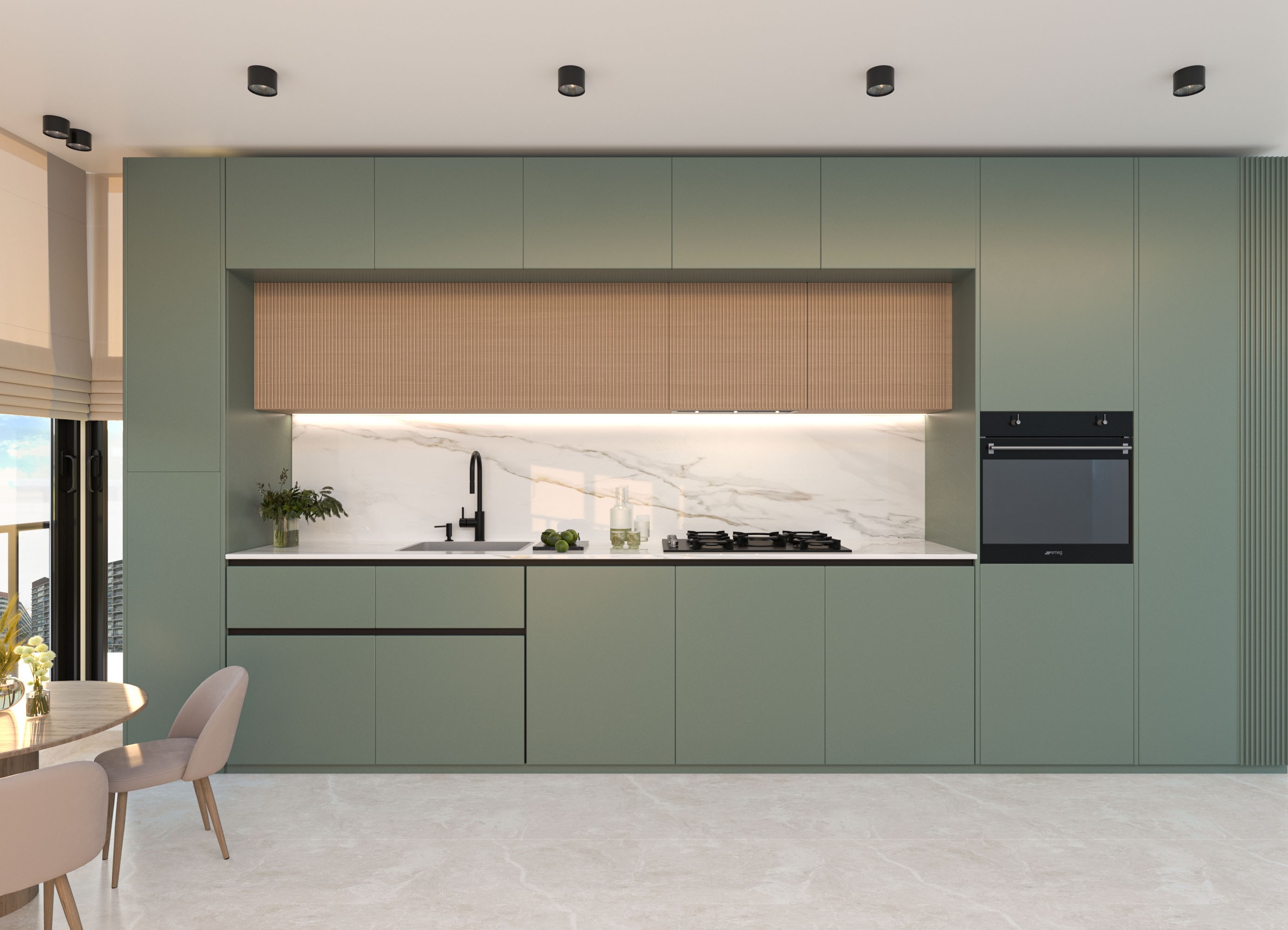 Cuisine moderne et fonctionnel
